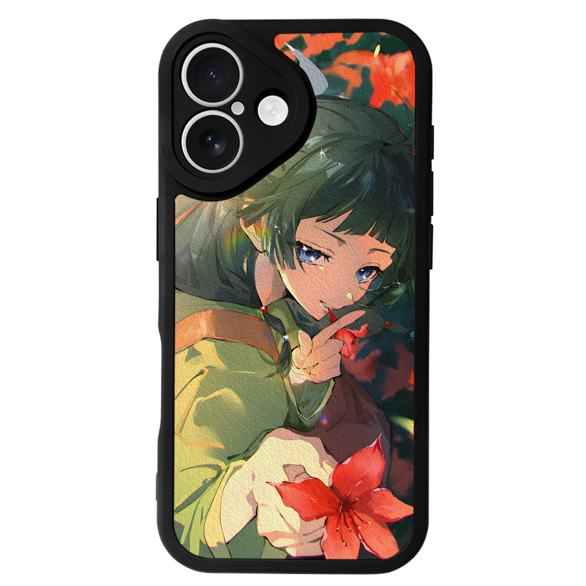 （画像用） 薬屋のひとりごと The Apothecary Diaries 【iPhone 16シリーズ対応】シリコンスマホケース（レザー調） 材質：シリコン
